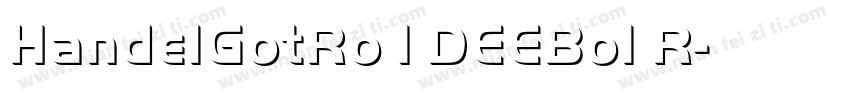 HandelGotRo1DEEBol R字体转换